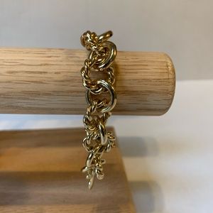 J.Crew gold toned bracelet 7 1/2 inches long